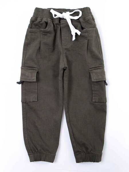 Брюки Мальчикам Bonito Хаки тёмный Без рисунка (фото 1)