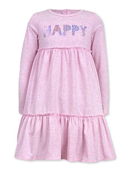 Платье Девочкам Лунёва Розовый Надпись (фото 1)