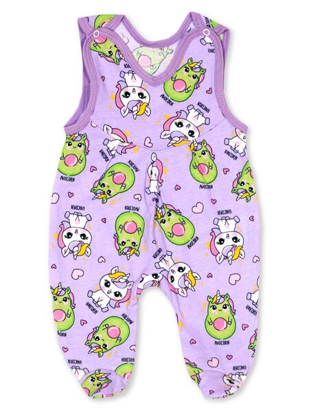 Ползунки высокие Новорождённым Россия Сиреневый Единороги (фото 1)