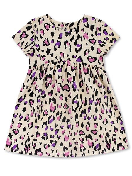Платье Девочкам Юлала Бежевый Леопард (фото 1)