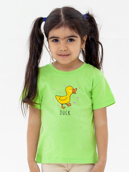 Футболка Девочкам Takro Салатовый Утёнок (фото 1)