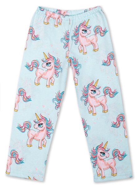 Лосины Девочкам Россия Мятный Единороги (фото 1)