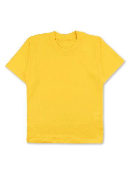 Футболка Мальчикам Юлала Жёлтый Без рисунка (фото 1)