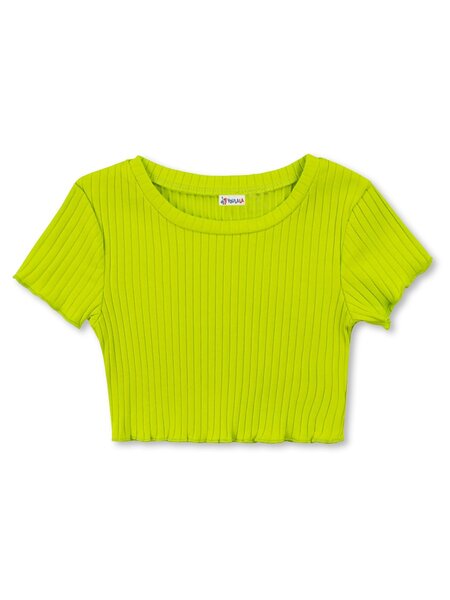 Топ Девочкам Юлала Салатовый Без рисунка (фото 1)