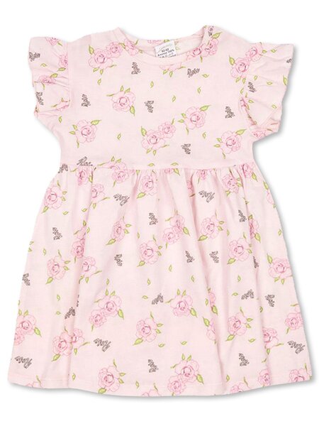 Платье ясельное Новорождённым Армения Розовый светлый Цветы (фото 1)