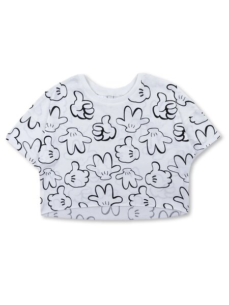 Футболка Девочкам Юлала Белый Рука (фото 1)