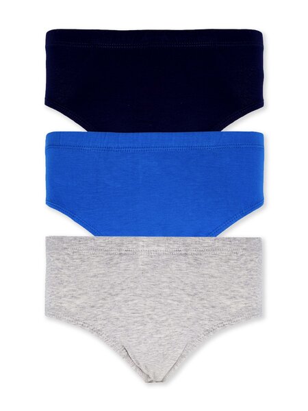 Набор трусов Мальчикам Армения Чернильный; Серый меланж; Синий Без рисунка (фото 1)