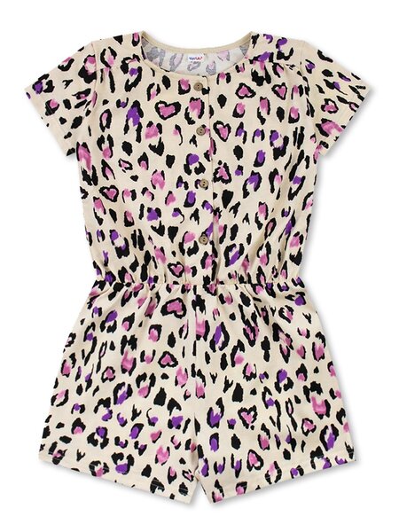 Комбинезон Девочкам Юлала Бежевый Леопард (фото 1)