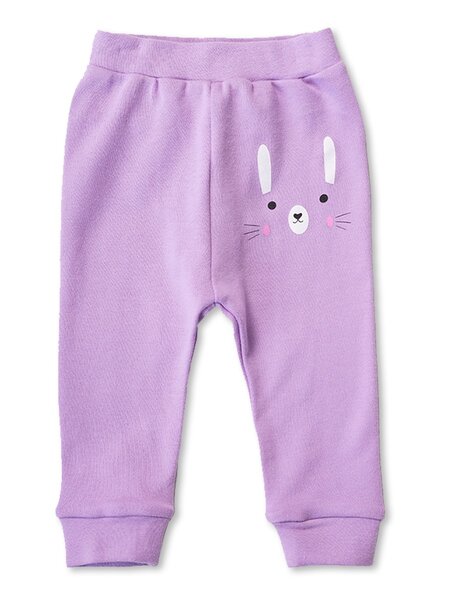 Штанишки Новорождённым Bonito Сиреневый Зайка (фото 1)
