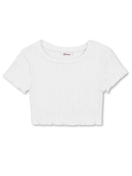 Топ Девочкам Юлала Белый Без рисунка (фото 1)