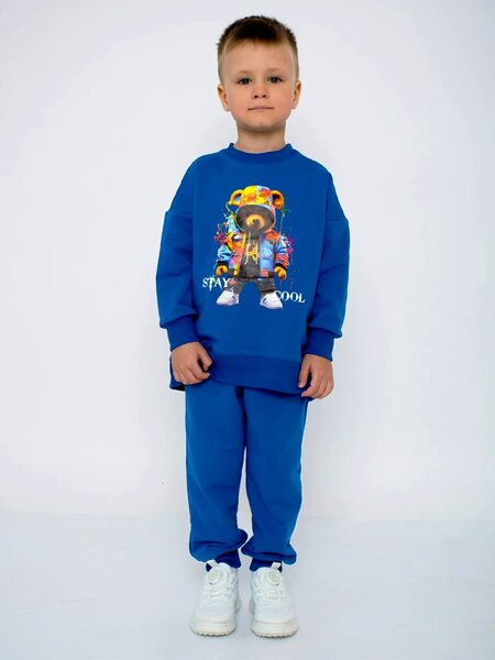 Костюм Мальчикам Ивашка Ультрамарин Медведь (фото 1)