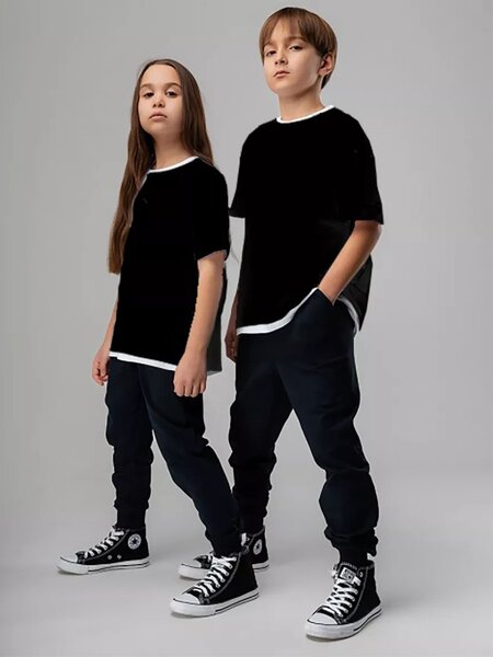 Костюм Мальчикам Kip Чёрный Без рисунка (фото 1)