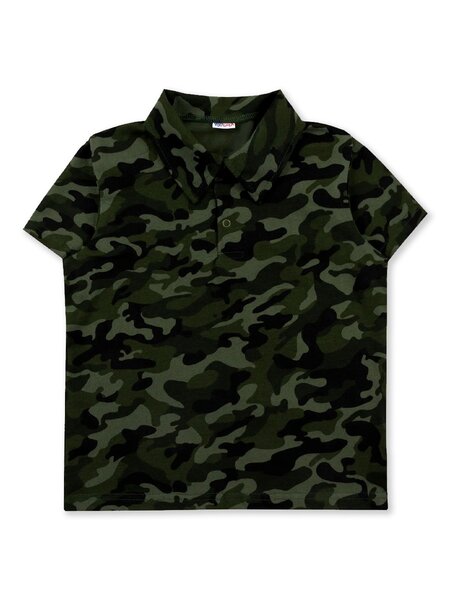 Поло Мальчикам Юлала Хаки тёмный Камуфляж (фото 1)