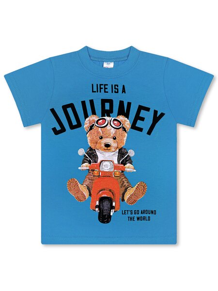 Футболка Мальчикам Bonito Синий Мишка (фото 1)