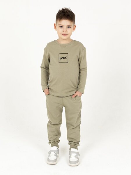 Брюки Мальчикам Takro Хаки Надпись (фото 2)
