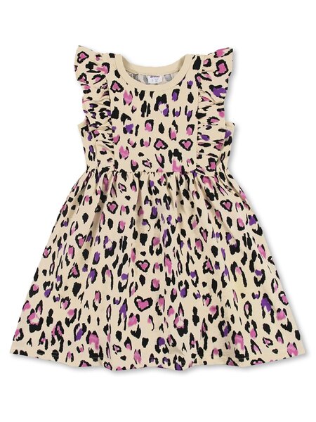 Платье Девочкам Юлала Бежевый Леопард (фото 1)
