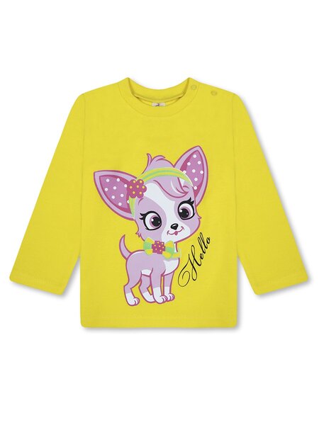 Лонгслив Девочкам Bonito Жёлтый Собачка (фото 1)