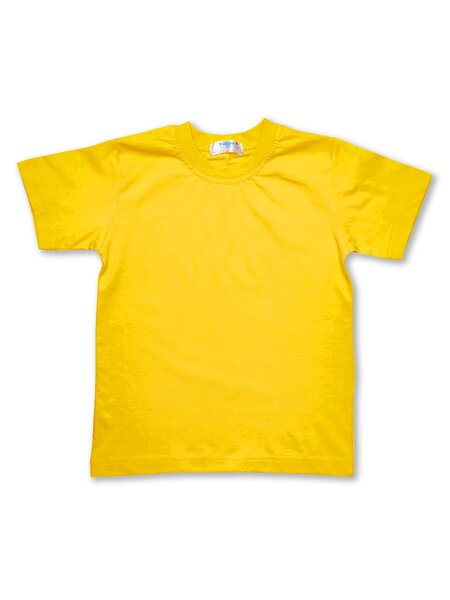 Футболка Мальчикам Takro Жёлтый Без рисунка (фото 1)