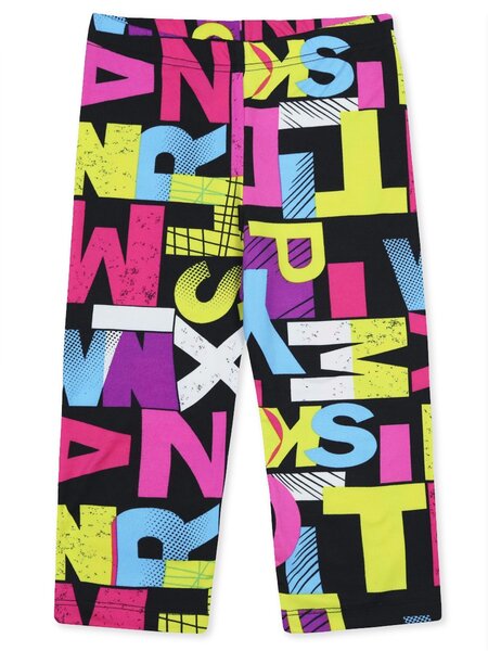 Бриджи Девочкам Bonito Чёрный Буквы (фото 1)