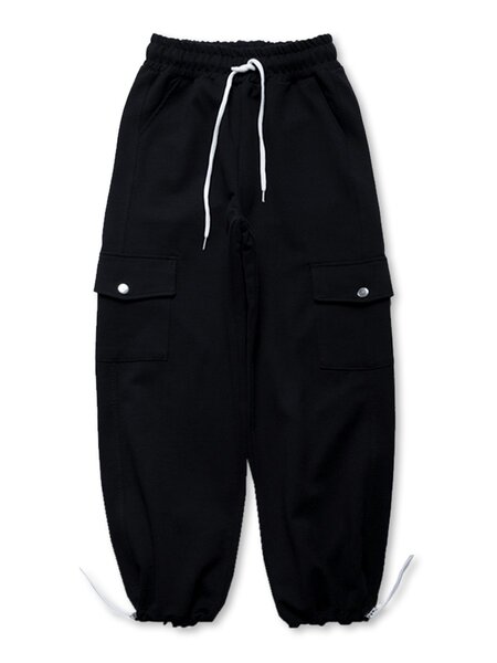 Брюки Девочкам Bonito Чёрный Без рисунка (фото 1)