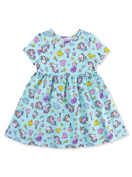 Платье Девочкам Юлала Мятный Единороги (фото 1)