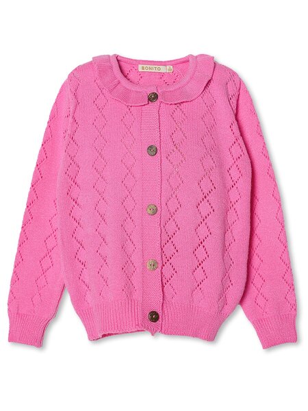 Кардиган Девочкам Bonito Розовый Без рисунка (фото 1)