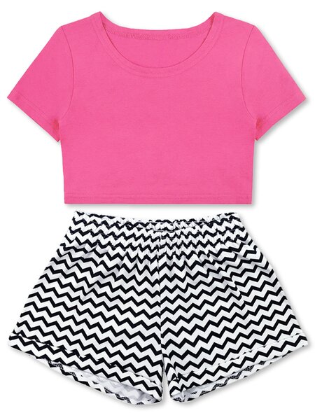 Комплект Девочкам Юлала Розовый; Белый Полоски (фото 1)