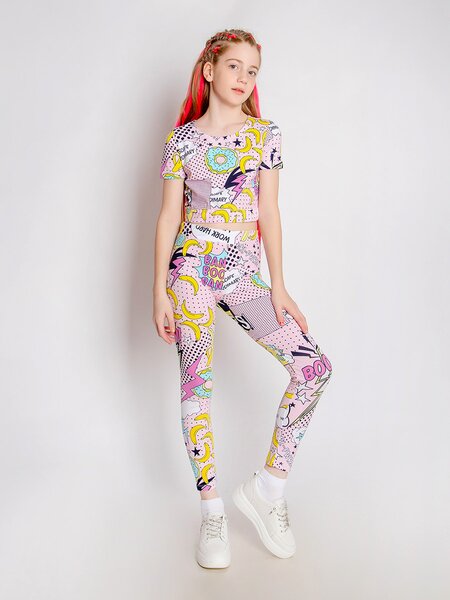 Костюм Девочкам Юлала Розовый светлый Бананы (фото 1)