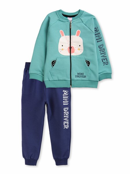 Костюм Девочкам Bonito Серо-зелёный; Чернильный Зайка (фото 1)