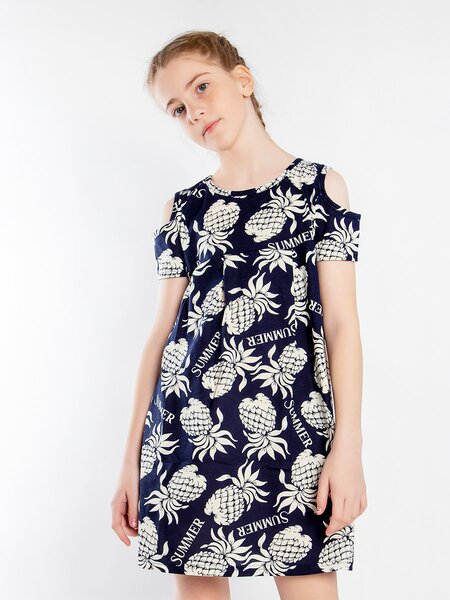 Платье Девочкам Юлала Чернильный Ананас (фото 1)