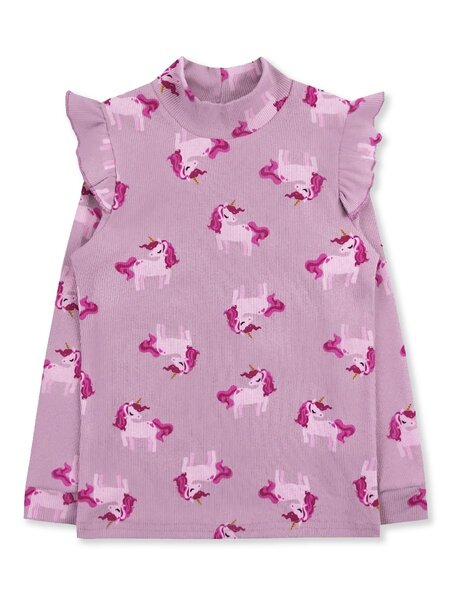 Водолазка Девочкам Юлала Розовый тёмный Единороги (фото 1)