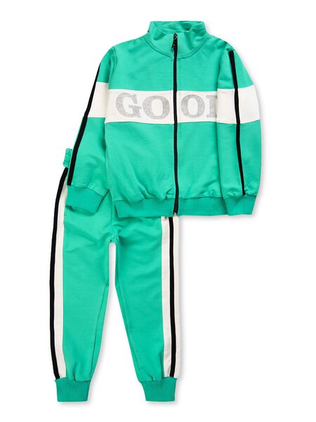 Костюм Девочкам Bonito Зелёный Надпись (фото 1)