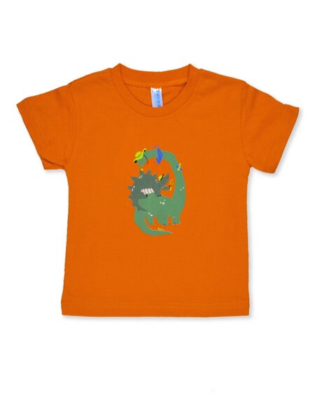 Футболка Мальчикам Takro Оранжевый Динозавр (фото 1)