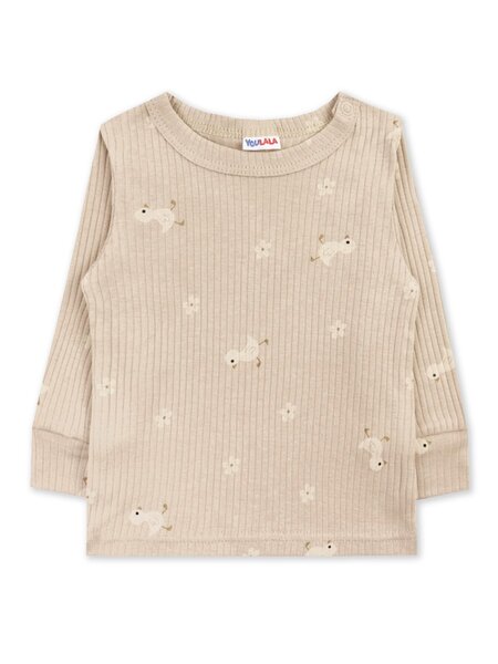 Кофточка Новорождённым Юлала Бежевый Утята (фото 1)