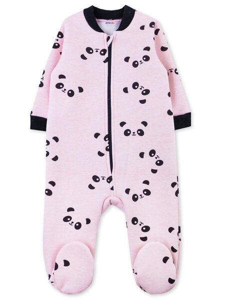 Комбинезон Новорождённым Юлала Розовый меланж Мордочки (фото 1)