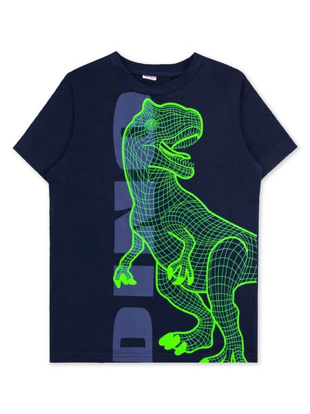 Футболка Мальчикам Юлала Чернильный Динозавр (фото 1)
