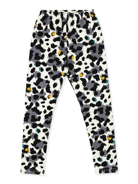 Лосины Девочкам Юлала Белый Леопард (фото 1)
