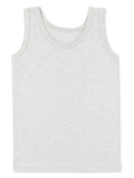 Майка Мальчикам Юлала Серый меланж Без рисунка (фото 1)