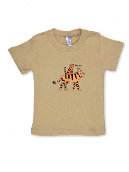 Футболка Мальчикам Takro Бежевый Тигр (фото 1)