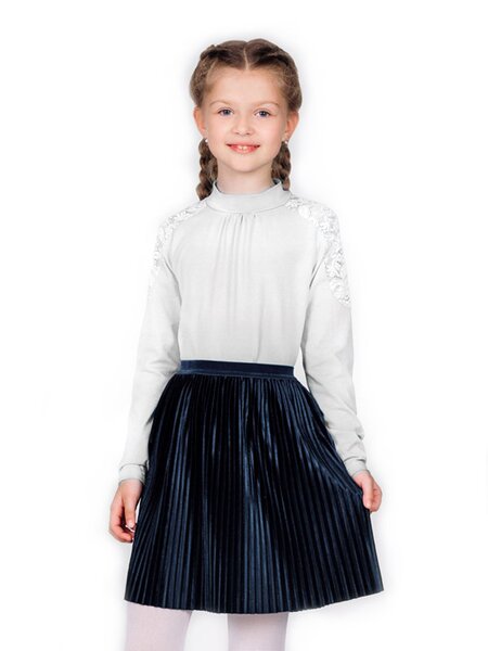 Джемпер Девочкам Россия Белый Без рисунка (фото 1)