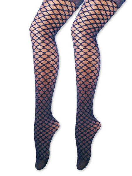 Колготки Девочкам Para socks Чернильный Сеточка (фото 1)