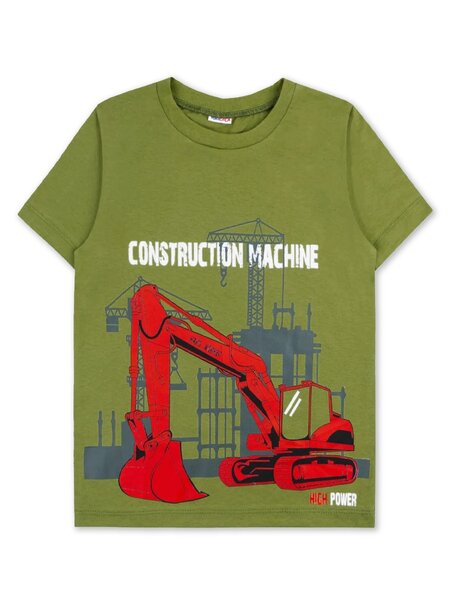 Футболка Мальчикам Юлала Хаки светлый Техника (фото 1)