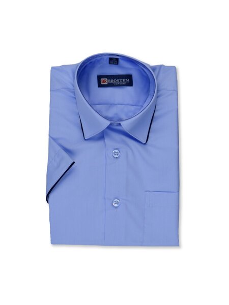 Рубашка Мальчикам Китай Синий Без рисунка (фото 1)