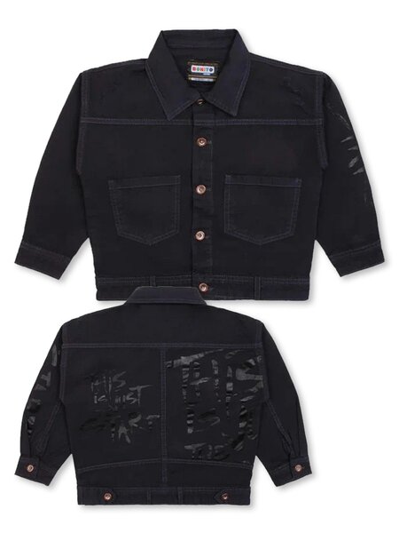 Пиджак Мальчикам Bonito Графит Надписи (фото 2)