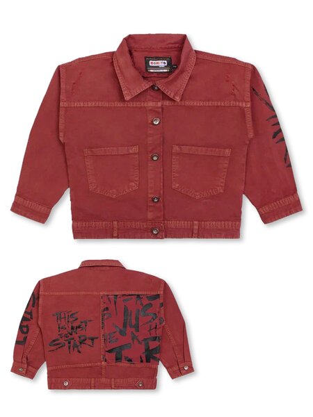 Пиджак Мальчикам Bonito Кирпичный Надписи (фото 2)