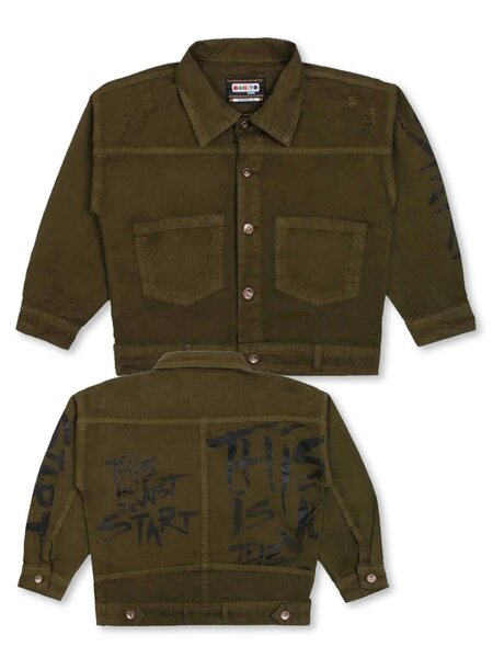 Пиджак Мальчикам Bonito Хаки Надписи (фото 2)