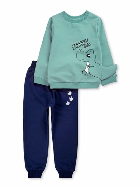 Костюм Девочкам Bonito Мятный; Чернильный Динозавр (фото 1)