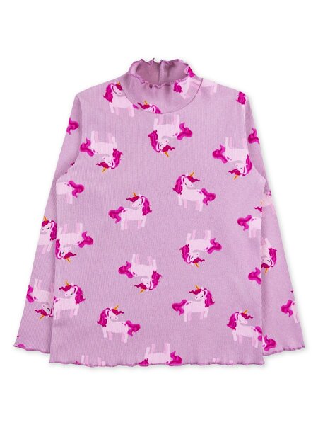 Водолазка Девочкам Юлала Розовый тёмный Единороги (фото 1)