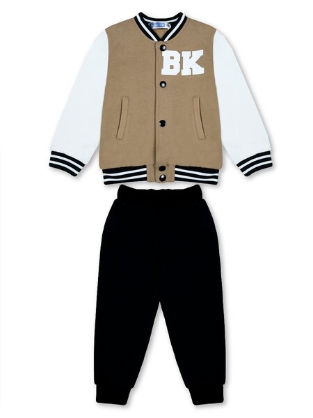 Костюм Мальчикам Bonito Коричневый светлый; Чёрный Буквы (фото 1)