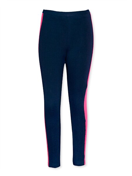 Лосины Девочкам Baby style Чернильный; Малиновый Лампасы (фото 1)